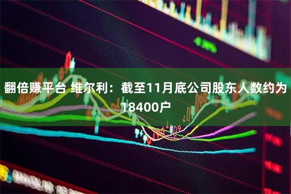 翻倍赚平台 维尔利：截至11月底公司股东人数约为18400户
